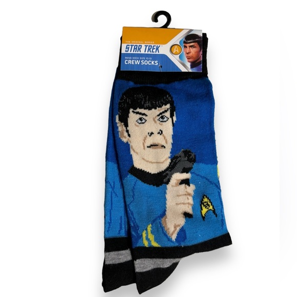 Other - STAR TREK Men’s Crew Socks Dr. Spock